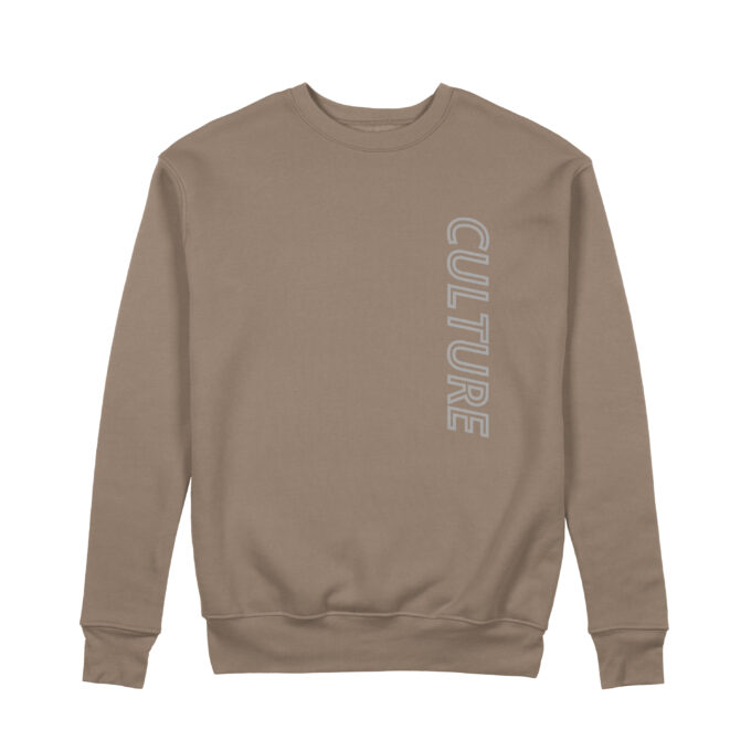 Culture Sweatshirt Outline Brown