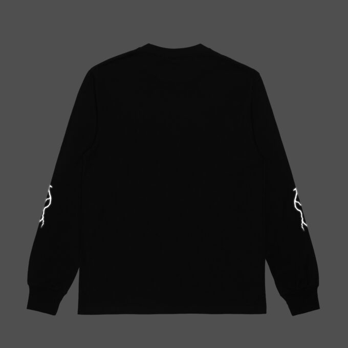 Culture Long Sleeve Lightning 3M Black