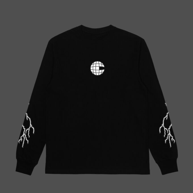 Culture Long Sleeve Lightning 3M Black