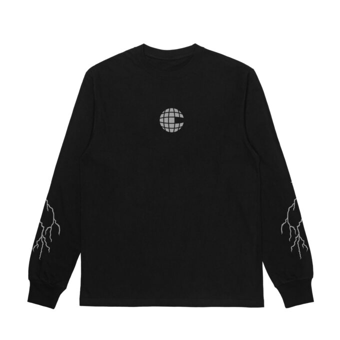 Culture Long Sleeve Lightning 3M Black