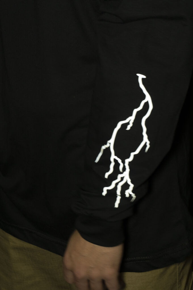 Culture Long Sleeve Lightning 3M Black