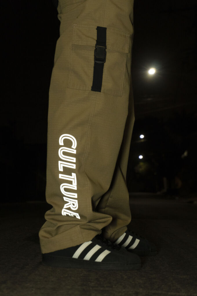 Culture Cargo Pants Outline 2 Khaki