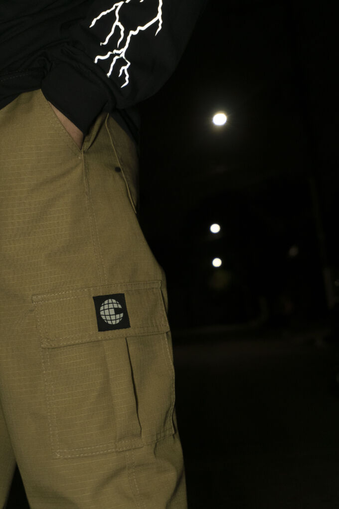 Culture Cargo Pants Outline 2 Khaki