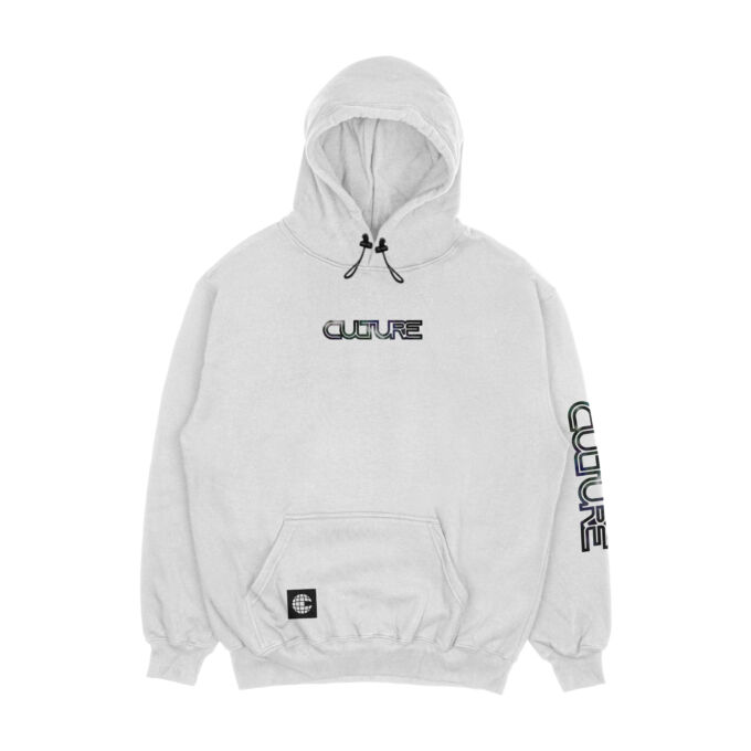 Culture Hoodie Holographic White