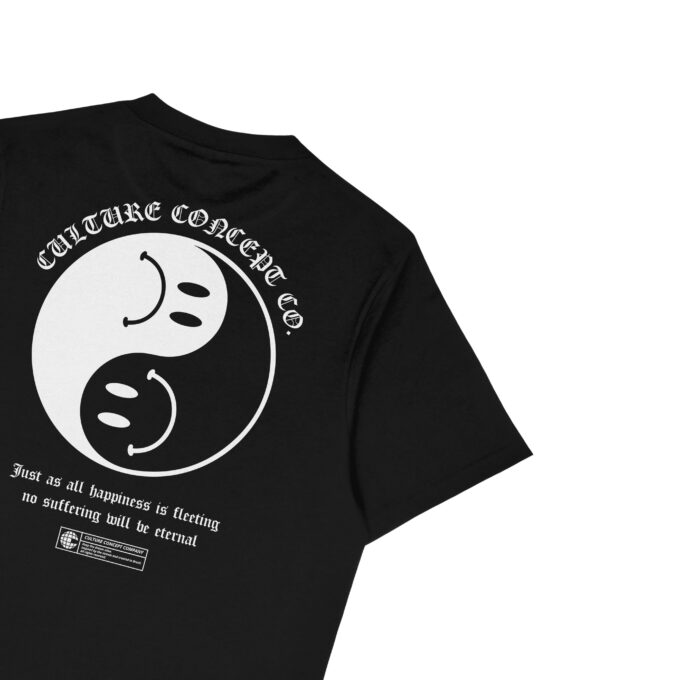 Culture Yin Yang Smiles 3M Black