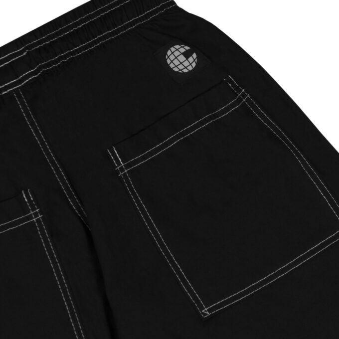 Culture Cargo Pants Contrast Black