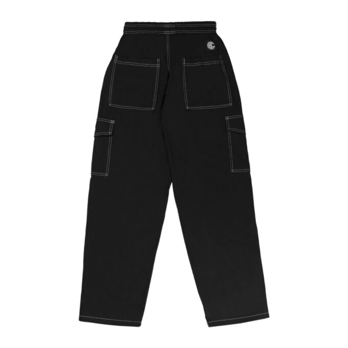 Culture Cargo Pants Contrast Black