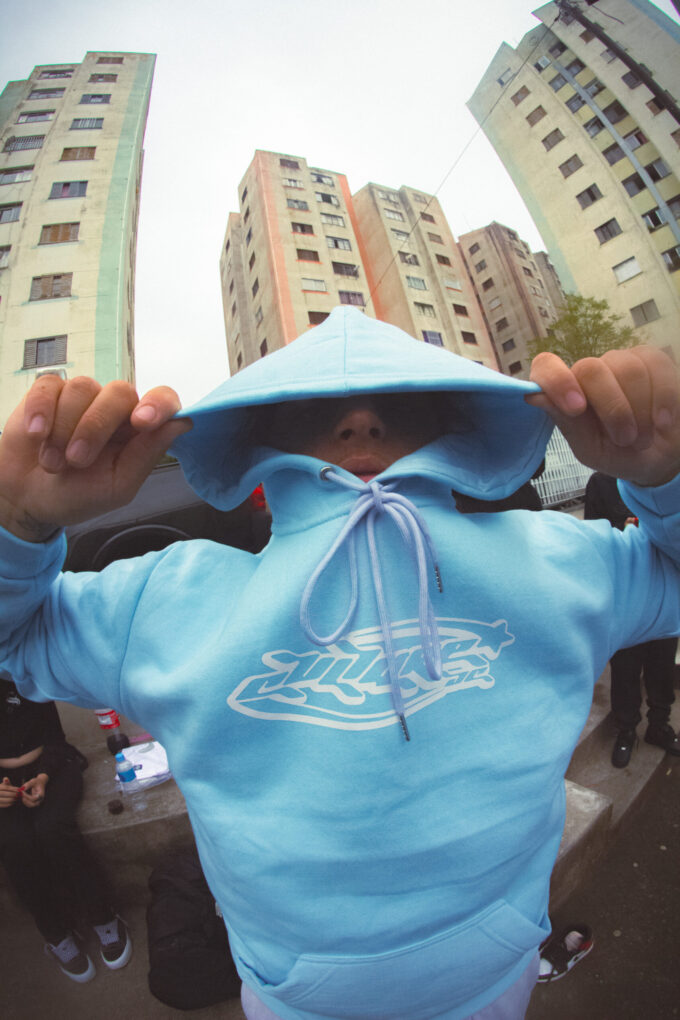 Culture Hoodie Y2K Light Blue