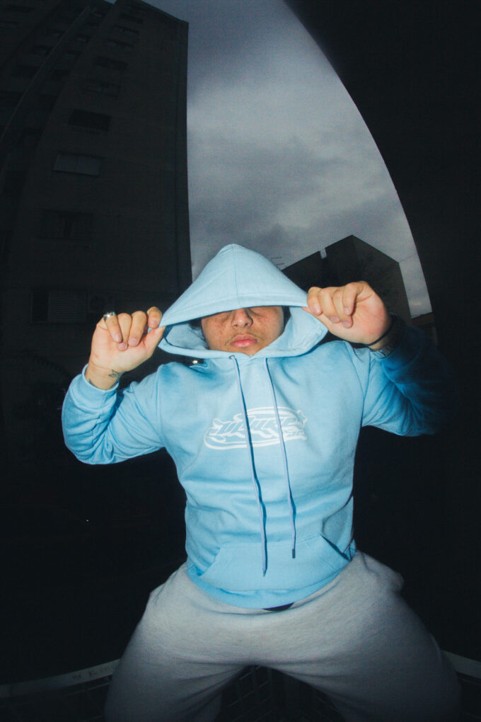 Culture Hoodie Y2K Light Blue